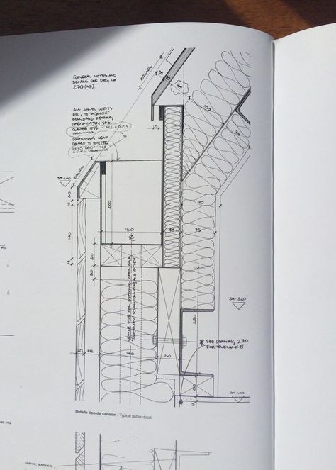 Facade Pattern Architecture, Section Drawing Architecture, Steel Architecture, Window Architecture, David Chipperfield, House Cladding, Concrete Architecture, Wood Architecture, Roof Construction