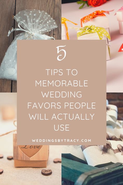 Worried about what favors to get your wedding guests? Check out this article on 5 tips to memorable wedding favors that will make guests want to keep them. Wedding Tokens For Guest, Favors People Actually Want, Memorable Wedding Favors, Different Wedding Ideas, Wedding Tokens, Edible Favors, Mini Wine Bottles, Memorable Wedding, Something To Remember