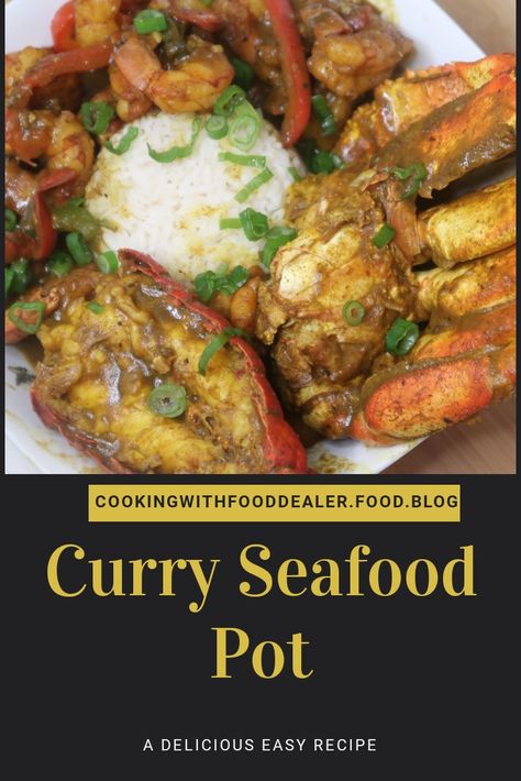 Jamaican Crab Recipes, Curry Crab Jamaican, Curry Lobster Jamaican, Curry Seafood Recipes, West Indian Curry, Curry Crab Recipe, Jamaican Meals, Recipes Jamaican, Trini Recipes