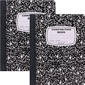 Black And White Composition, Composition Books, Review Notebook, Employee Handbook, Ruled Paper, Ruled Notebook, Class Notes, Black And White Marble, Composition Book