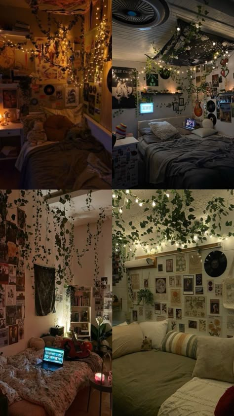 Mushroomcore Room, Gremlincore Room, Goblincore Aesthetic Room, Goblin Core Room, Goblincore Bedroom, Mushroom Bedroom, Goblincore Room, Blanket Forts, Bed Makeover