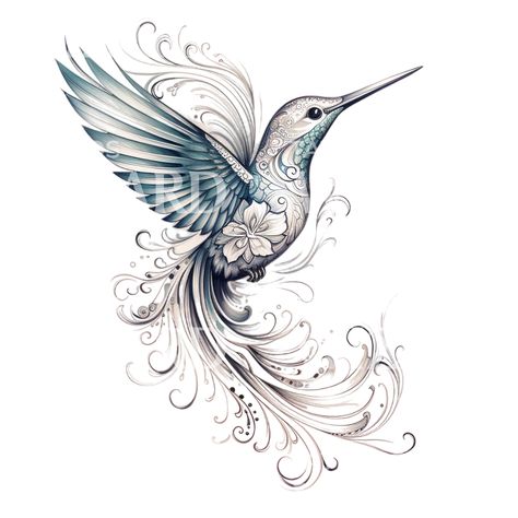 Delicate Hummingbird Tattoo Design Fine Line Tattoos For Women Shoulder, Humming Bird Chest Tattoo, Hummingbird Angel Tattoo, Nature Upper Arm Tattoo, Hummingbird Flying Tattoo, Spiritual Hummingbird Tattoo, Cesarean Tattoo Cover Up, Bird On Back Tattoo, Whimsical Hummingbird Tattoo