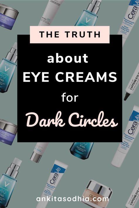 Eye Cream For Dark Circles For Black Women, Creams For Dark Circles Eye, Best Eye Cream For Dark Circles, Dark Circles Cream Best, Best Under Eye Cream For Dark Circles, Dark Circles Under The Eyes Remedies Natural Treatments, Best Dark Circle Eye Cream, Eye Bag Cream, Eye Creams For Dark Circles