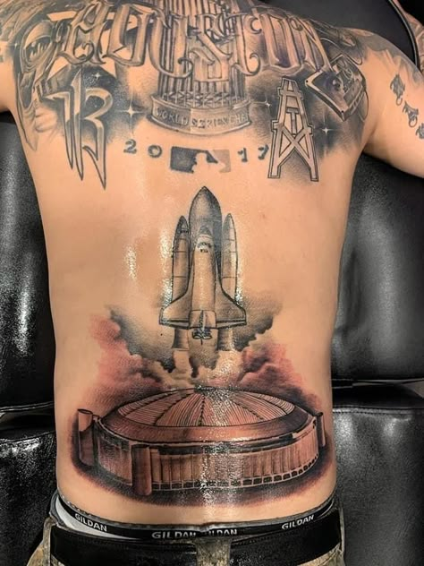 Houston Astros Tattoo Ideas, Astros Tattoo, Houston Tattoos For Men, Houston Sleeve Tattoo, Houston Theme Tattoo, Houston Tattoos Sleeve, Houston Tattoos Ideas, Houston Rockets Tattoo Ideas, Houston Texas Tattoos