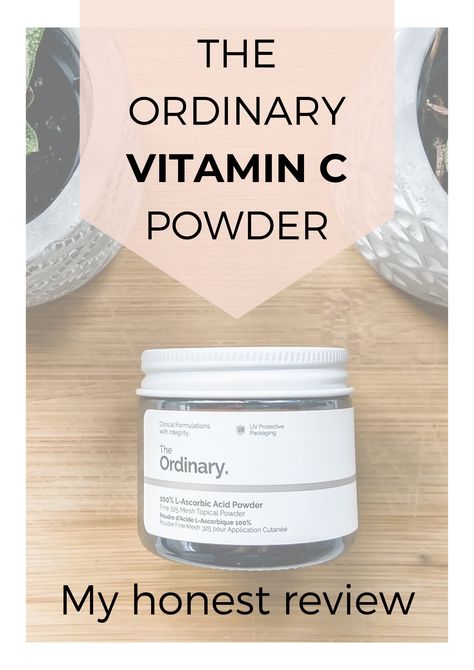 The Ordinary Vitamin C, Diy Vitamin C Serum, Face Cream Recipe, Diy Face Cream, Aloe On Face, Vitamin C Powder, Vitamin C Cream, Homemade Face Cream, My Skincare Routine