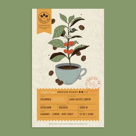 Coffe Packing Ideas, Urban Portfolio, Poster Cafe, Coffee Bag Design, Coffee Grain, Infographic Inspiration, Coffee Pack, Coffee Bike, Coffee Label