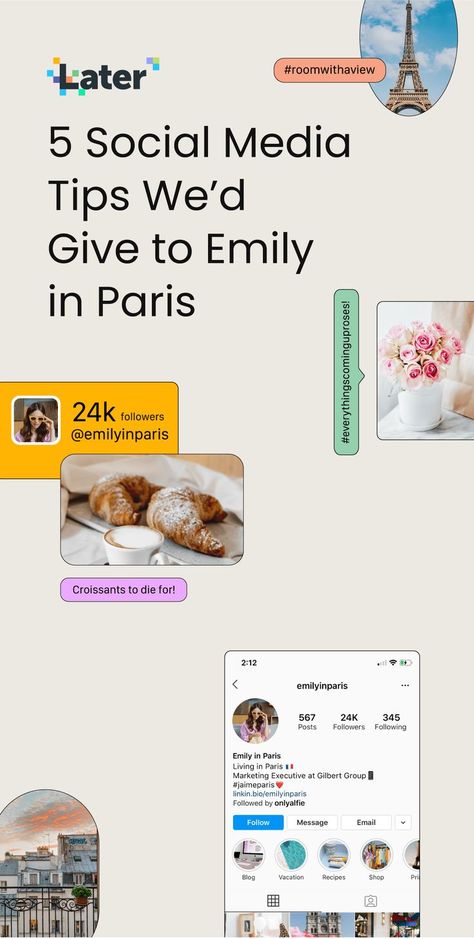 What’s not to Louvre? Emily in Paris was Netflix’s most popular comedy series of 2020 – with over 58 million households watching it within its first 28 days. And the second season is just as popular. While some argue that the show is a welcome escape from reality, others say it misses the mark when it comes to social media marketing. #emilyinparis #socialmediatips #socialmediamanagers Escape From Reality, Vacation Meals, About Social Media, Living In Paris, Emily In Paris, Comedy Series, 28 Days, Brand Awareness, Social Media Content