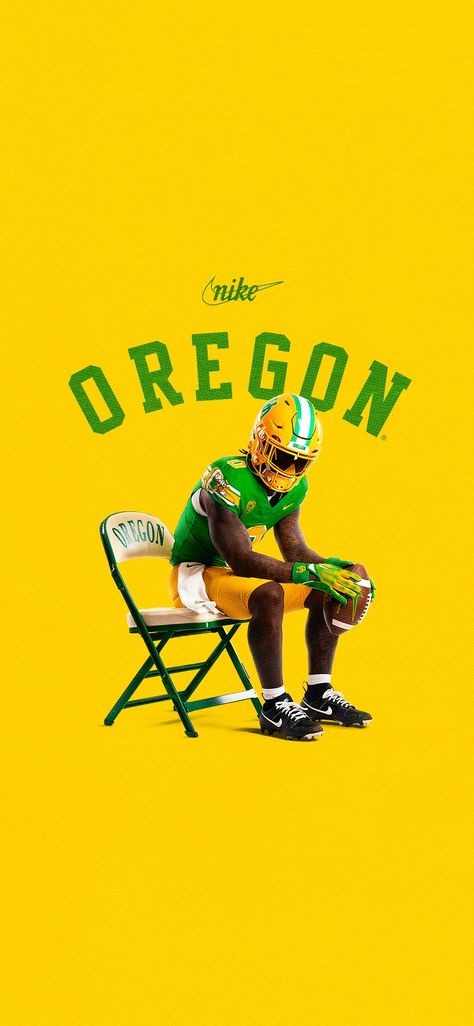 Wallpaper Wednesday Sports, University Of Oregon Wallpaper, Oregon Football Wallpaper, Football Commitment Graphics, Oregon Ducks Football Wallpaper, Ncaa Football Wallpapers, Nfl Wallpaper Aesthetic, College Football Wallpaper, Oregon Ducks Wallpaper