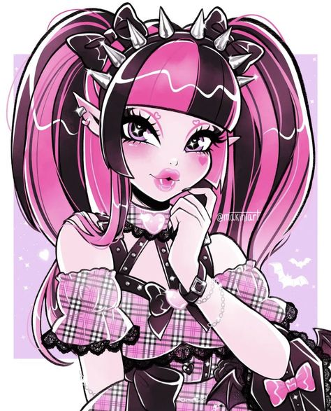 Draculaura Fanart, Draculaura Pfp, Kida Disney, Arte Monster High, Monster High Pictures, Monster Prom, Catty Noir, Doodles Drawings, High Pictures