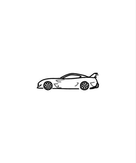 Minimalistic Car Tattoos, Simple Draw, Car Tattoos, Classy Cars, Car Cartoon, S Tattoo, Car Guys, Minimalist Tattoo, Journal Ideas