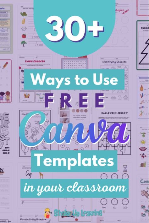 Canva is FREE for teachers and students, and their templates are beautiful, user-friendly, and great for the classroom! In this 2-part series, Kasey shares 30+ ways to use FREE Canva templates in your classroom, including graphic organizers, choice boards, certificates, and more!