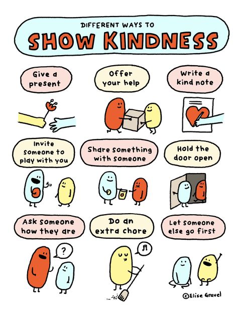 Ways To Show Kindness, Elise Gravel, Show Kindness, Social Skills For Kids, Education Positive, Teaching Social Skills, Social Emotional Skills, Emotional Skills, Teach Kids