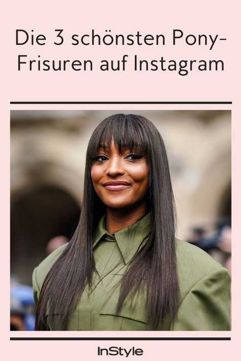 Die Trend-Frisur Pony nimmt 2021 richtig Fahrt auf! Die 3 coolsten Looks haben wir auf Instagram gespottet. Mehr dazu im Video #instyle #instylegermany #trendfrisur #trend #frisur #pony #ponyfrisur 3 Hairstyles, Cooler Look, Bangs, Hairstyles, Models, Hair, Beauty, Quick Saves, Instagram