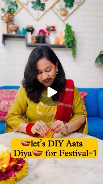 Aata Diya Making, Ganpati Celebration, Diya Making, Diya Designs, Diwali Diya Decoration, Diya Decoration, Diy Crafts Love, Diwali Diya, Jewellery Designer