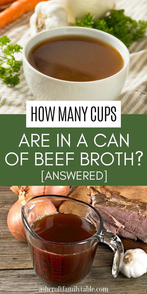 How many cups are in a can of beef broth. Beef Broth Soup Recipes, Beef Stock Recipe, Beef Stock Recipes, Beef Soup Bones, Go Vegetarian, Asian Soup Recipes, Filet Mignon Steak, Leftover Beef, Frozen Dessert Recipe