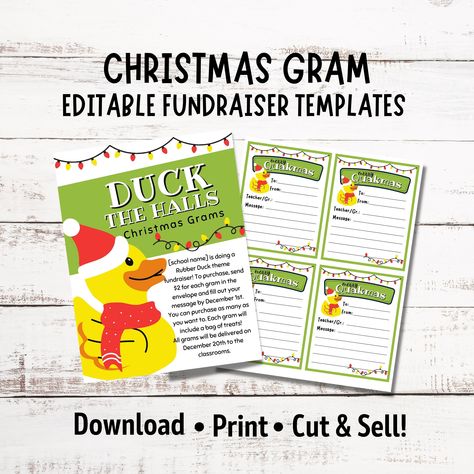 Christmas Grams Fundraiser, Christmas Grams, Christmas Fundraising Ideas, Student Council Activities, High School Fundraiser, Pto Board, Service Projects For Kids, Pta Fundraising, Human Relations