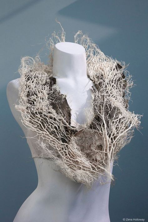 Fungi Fashion, Textiles Nature, Zena Holloway, Texture Study, Folklore Costume, A Level Textiles, Coral Fashion, Nature Inspired Fashion, Sculptural Fashion