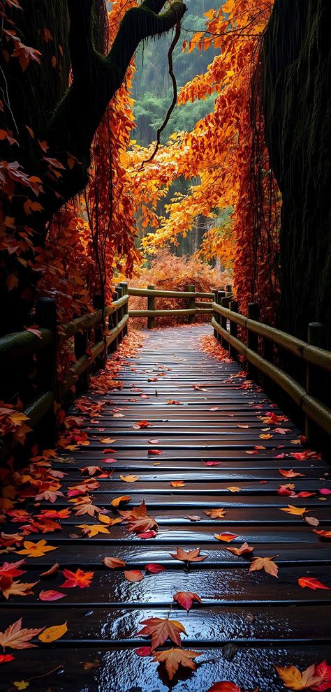 Fall Wallpaper Leaves Aesthetic, Fall Forest Wallpaper Iphone, Autumn Scenes, Autumn Scenery, Beautiful Images Nature, Beautiful Landscape Wallpaper, Fall Pictures, Autumn Landscape, Beautiful Scenery Nature