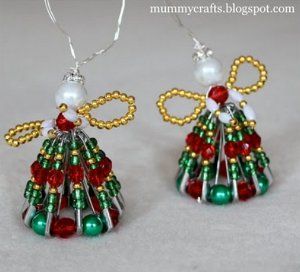 Follow this Sweet Safety Pin Angels tutorial to learn how to transform household items into dazzling ornaments. Super cheap and stunning! Free Christmas Crafts, Safety Pin Crafts, Clothespin Crafts, Christmas Angel Crafts, Pin Crafts, Easy Christmas Ornaments, Beaded Angels, Angel Crafts, Beaded Christmas Ornaments