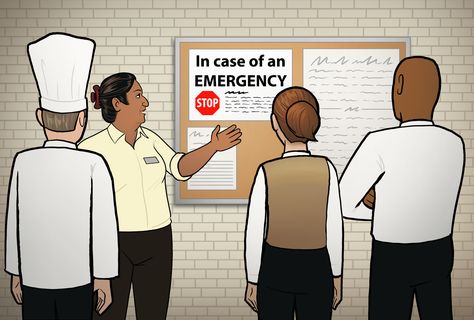 Sometimes you can plan ahead for an emergency. Other times, you and your employees will have to respond to a spontaneous event. In both cases, it’s important to have an emergency plan in place so your employees know exactly what to do to keep themselves and your customers safe. Training Food, Manager Tips, Meal Train Recipes, Emergency Plan, Food Allergy, How To Protect Yourself, How To Train, Emergency Preparedness, Food Allergies