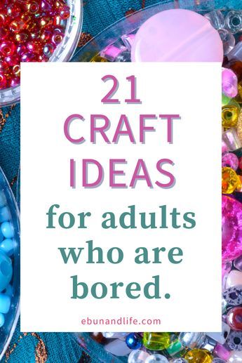 Crafting Ideas For Seniors, Easy Summer Crafts For Adults Diy Ideas, Fun Projects For Women, Crafts For Adults Flowers, Easy Diy For Adults, Quick And Easy Crafts For Adults, Crafts To Do When Bored For Adults, Diy Crafts For Beginners, Quick Art Projects For Adults