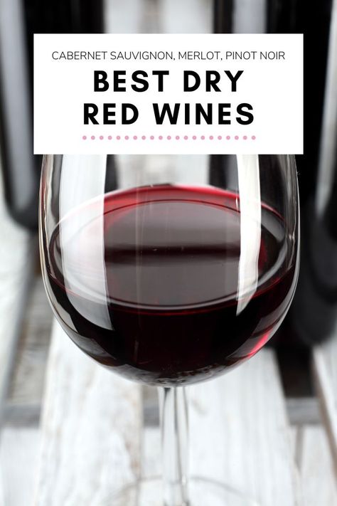 Cooking Wine Recipes, Merlot Red Wine, Wine Chart, Red Wine Reduction, Merlot Wine, Best Red Wine, Dry Wine, Dry Red Wine, Wine Education