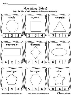 **FREE** Identifying and Counting Shape Sides Worksheet. Teach your child how they can identify different shapes by counting the sides with this Math printable worksheet. Kindergarten Geometry Worksheets, 1st Grade Shapes Worksheet, Shape Worksheets For Kindergarten Free Printable, Sides And Corners Of Shapes, Prek Homeschool Worksheets, Number Assessment Kindergarten Free, Learning Shapes Kindergarten, Preschool Shapes Theme, Octagon Shape Preschool