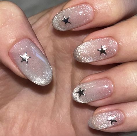 Nye Nails, Eye Nail Art, Hippie Nails, Hello Nails, Pretty Gel Nails, Soft Nails, Cat Eye Nails, Kawaii Nails, New Year's Nails