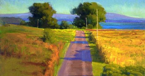 Exploring Art: Ian Roberts Ian Roberts, Lukisan Lanskap, Tomales Bay, Výtvarné Reference, Purple Sunset, Hieronymus Bosch, Kunst Inspiration, Wow Art, Painting Landscape