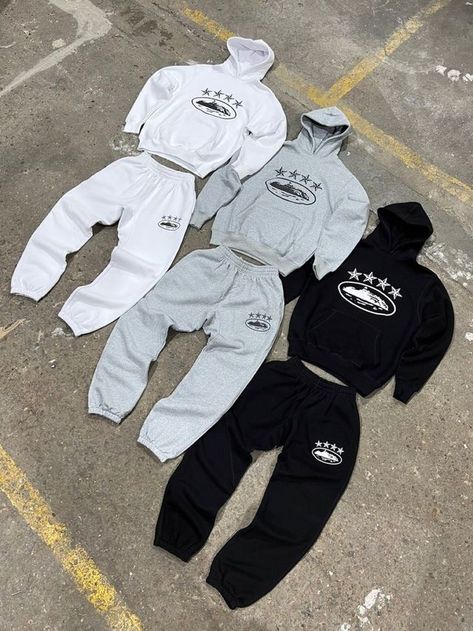 Tracksuit Men Aesthetic, Cortiez Rtw, Corteiz Tracksuit, Tracksuit Design, Crtz Rtw, Streetwear Tracksuit, Pikachu Hoodie, Fits Clothes, African Men Fashion