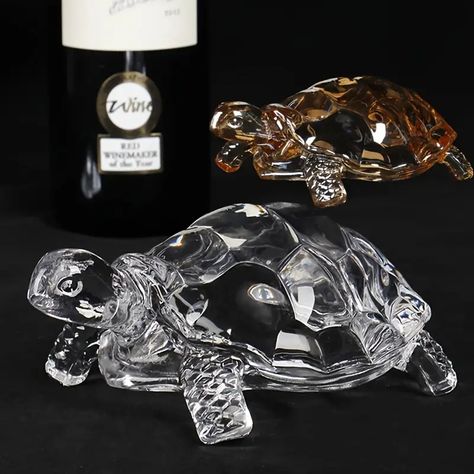 Glass Handicrafts Turtle Ornaments Attracting Wealth Living Room Study Gift   Tabletop Animal   Transparent | Temu United Turtle Ornament, Study Gift, Turtle Decor, Turtle Figurines, Tortoise Turtle, Reiki Crystals, Crystal Figurines, Fish Tank Decorations, Mirror Set