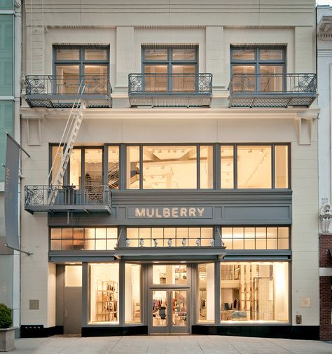 \"Mulberry San Francisco Retail Facade, Shop Facade, Backyard Canopy, Storefront Design, Store Interiors, Canopy Design, Shop Fronts, Design Food, Shop Front Design