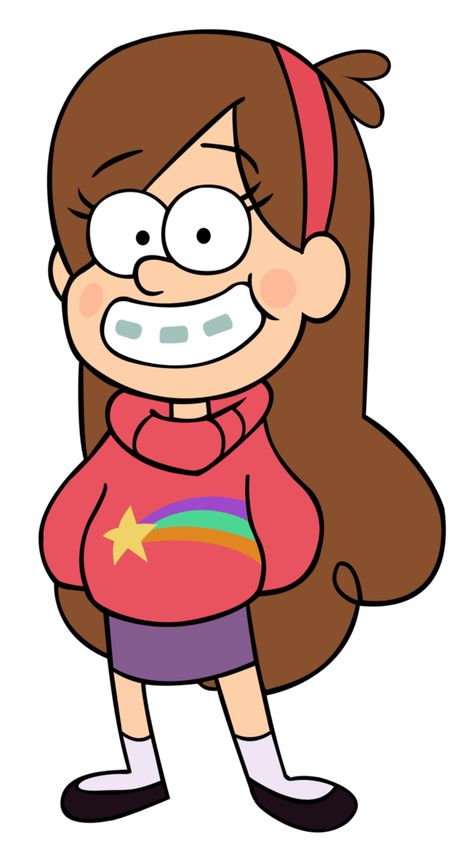 Mabel Pines- Gravity Falls...My kiddos heroine:) Gravity Falls, Pink, Hair, A Cartoon, Gravity