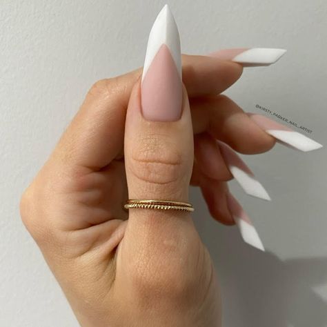 The Ultimate Guide to 11 Different Nail Shapes — See Photos | Allure Unique Nail Shapes, Duck Bill Nails, Gel Nails Shape, Acrylic Nails Tips, Arrow Nails, Nail Extensions Designs, Nails Shape, Lipstick Nails, Nail Types