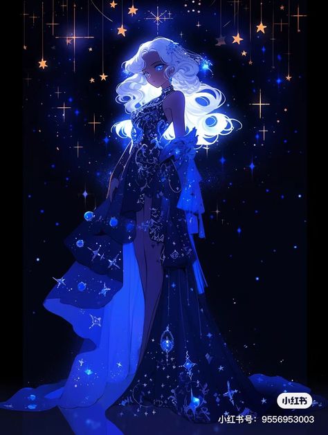 Space Goddess Character Design, Star Themed Character Design, Star Goddess Art, Trans Moodboard, Celestial Oc, Celestial Princess, Star Oc, Star Witch, Sky Goddess