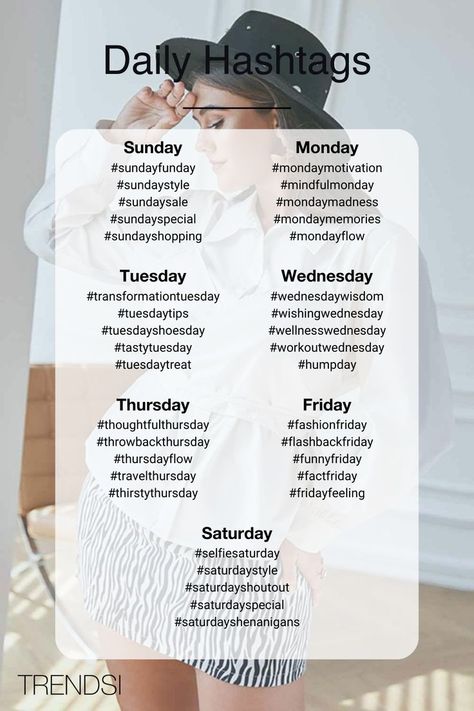 Hashtags For Craft Business, Wednesday Hashtags Social Media, Rain Hashtags Instagram, Monday Hashtags Instagram, Hashtags For Clothing Brand, Date Night Hashtags Instagram, Instagram Reach Ideas, Good Hashtags Instagram, Popular Hashtags Instagram 2023