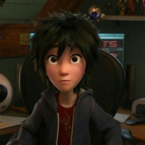 Guy From Big Hero 6, Hiro Big Hero 6 Icon, Big Hero 6 Pfp, Childhood Cartoon Crushes, Hiro Hamada Pfp, Hear Me Out Boys, Big 6 Hero, Hiro Hamada Icon, Guy Cartoon Characters