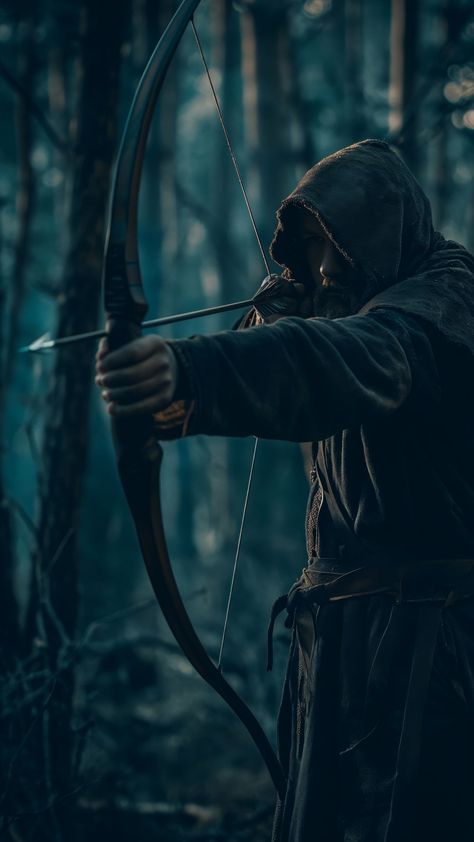 Archery Photography, Archery Aesthetic, Arsenal Fc Wallpapers, Medieval Aesthetic, Bow Hunter, Dark Wallpapers, Warriors Wallpaper, Bow Arrow, Fantasy Male