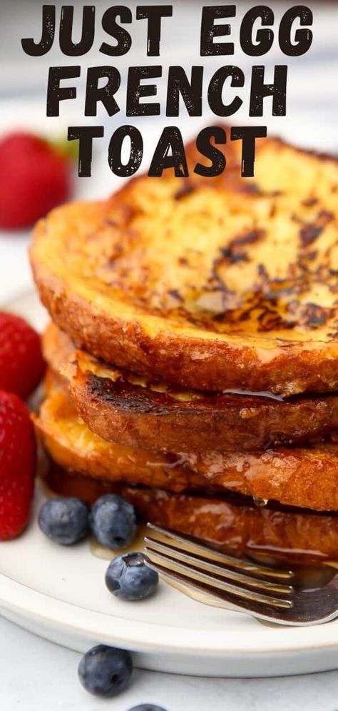 Egg French Toast, Fried Toast, French Toast Batter, Just Egg, Vegan Sandwich Recipes, Vegan French Toast, Vegan French, Make French Toast, Vegan Brunch