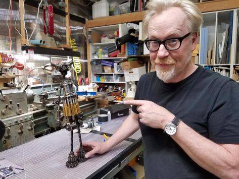 Adam Savage returning to 'Mythbusters' family as host of new 'MythBusters Jr.' spinoff   Adam Savage has signed on to host and executive produce the new series MythBusters Jr. on the Science Channel.  #Mythbusters #AdamSavage Adam Savage, Myth Busters, Right Brain, Tv News, The Science, New Series, Reality Tv, Science