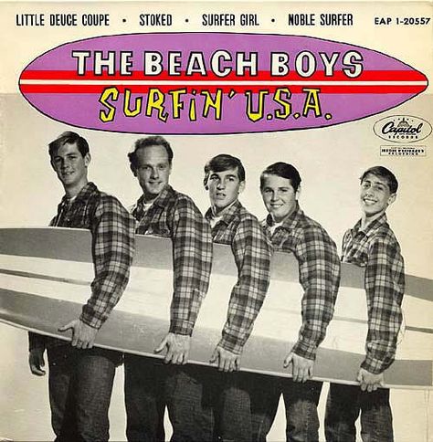 "Surfin' USA" by The Beach Boys Surf Music, Brian Wilson, 60s Music, Beach Boys, Best Love Songs, Capitol Records, The Beach Boys, Books For Boys, By The Beach