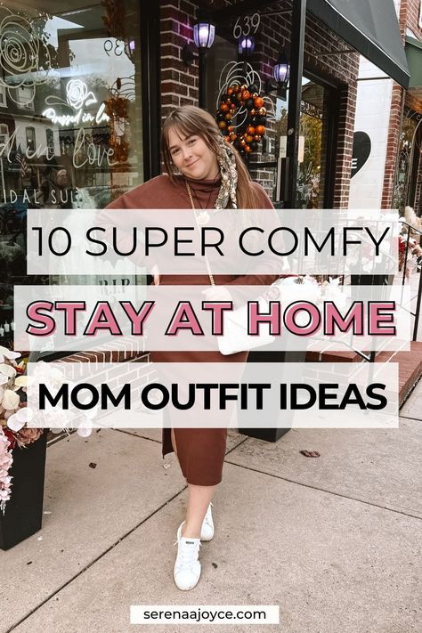 10 Comfy Stay At Home Outfits for Women To Wear This Winter — serenaajoyce Cute Loungewear Outfits Winter, House Cleaning Outfits Casual, Everyday At Home Outfits, Everyday Home Outfits, Winter Stay At Home Mom Outfits, Stay Home Mom Outfits, Comfy Stay At Home Mom Outfits, Stay At Home Mom Clothes, Outfits For Stay At Home Moms