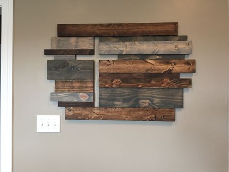 Wooden cross wall decor. God is Good! Love my hubbies gifts and talents! Rustic Cross Wall Decor, Diy Wooden Cross Wall Art, Wooden Cross Decor, Cross Wood Projects, Wooden Wall Decor Ideas, Office Ideas On A Budget, Wooden Paneling, Wood Wall Cross, Cafe Area