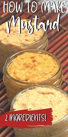 Spicy Mustard Recipe, Brown Mustard Recipe, Sustainable Cooking, Mustard Recipes, Attainable Sustainable, Homemade Gourmet, Whole Grain Mustard, Homemade Mustard, Preserving Recipes