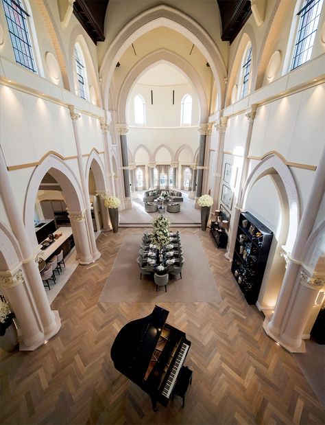 Nonnatus House, Apartment Fever, Chapel Conversion, Converted Church, Berkeley Homes, Church Conversions, Church Inspiration, Church Interior Design, Spa Sauna