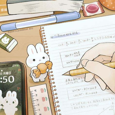 artist: @ayunoko Cute Backgrounds For Phones, Bullet Journal Diy, Bullet Journal Design Ideas, Tablet Wallpaper, Cute Simple Wallpapers, Funny Cartoon Quotes, Ghibli Art, Bullet Journal Inspo, Cartoon Quotes