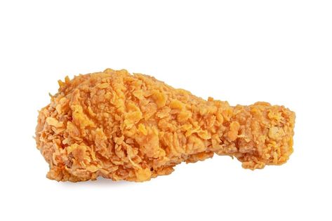 Fried chicken leg drumstick isolated on ... | Premium Photo #Freepik #photo #hot-wings #cooked-chicken #chicken-wings #spicy-chicken Essen, Kotak Bekal, Sonic Restaurant, Fried Chicken Legs, Chicken Drawing, Chicken Lollipops, Chicken Pictures, Kfc Chicken, Fast Food Items