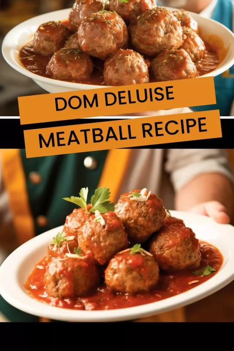 Last Updated on October 2, 2023 Introducing Dom DeLuise‘s famous meatball recipe – a culinary masterpiece that perfectly captures the essence of comfort food. Known for his comedic genius on the silver screen, DeLuise was also a passionate cook whose love for Italian cuisine was evident in every dish he prepared. His meatball recipe, in ... <a title="Dom Deluise Meatball Recipe – Hungarian Chef" class="read-more" href="https://hungarianchef.com/dom-deluise-meatball-recipe-2/" aria... Taste Of Home Meatballs Recipe, Celebrity Recipes Famous, Dom Deluise Meatballs, Lidia's Recipes, Celebrity Recipes, Beef Sausage, Paleo Beef, Food Wallpaper, Meatloaf Recipes