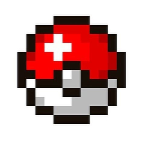 Pixel Pokeball, Pokemon Sprites Pixel Art, Pokemon Sprites, Pixel Art Pokemon, Crochet Pokemon, Pokemon Tattoo, Pix Art, Bead Sprite, Music Stickers