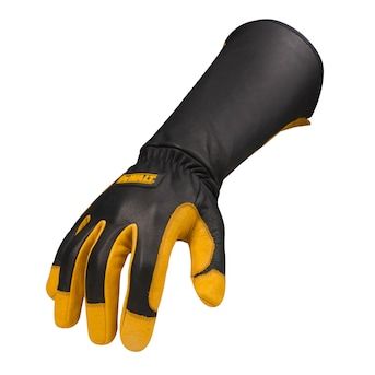 DEWALT Black/Tan 2Xl Welding Gloves in the Welding Apparel department at Lowes.com Welding Certification, Shielded Metal Arc Welding, Welding Gear, Welding Gloves, Welding Art Projects, Diy Welding, Arc Welding, Metal Welding, Welding Tools